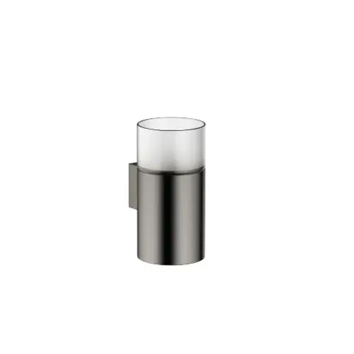 DORNBRACHT-Glashalter-Wandmodell-SERIENNEUTRAL-83401979-Dark-Platinum-gebuerstet-83401979-99 gallery number 1